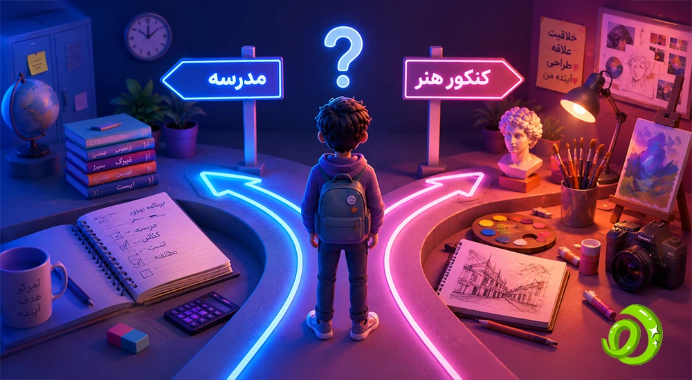 چطور بین کنکور هنر و مدرسه تعادل برقرار کنیم؟