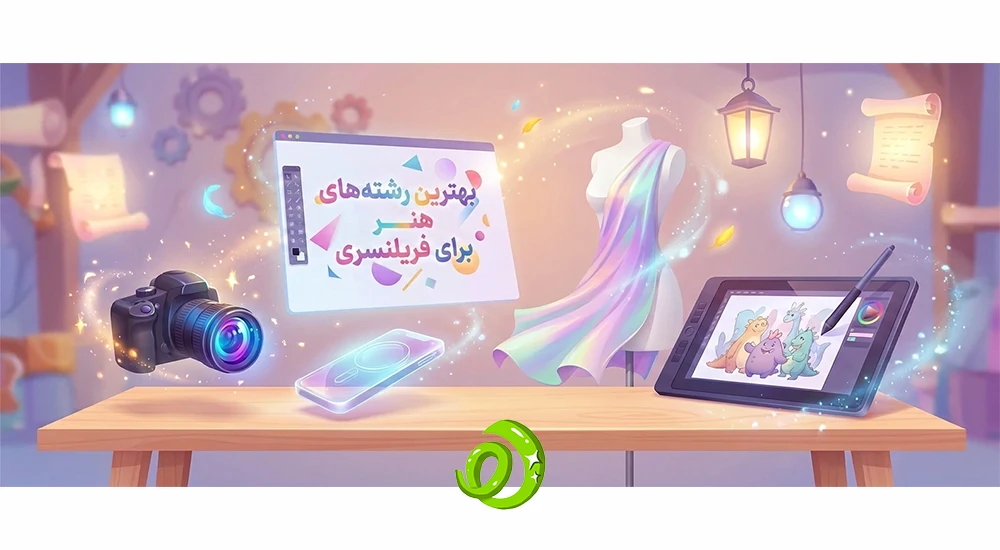 کدام رشته‌های هنر برای فریلنسری بهترند؟